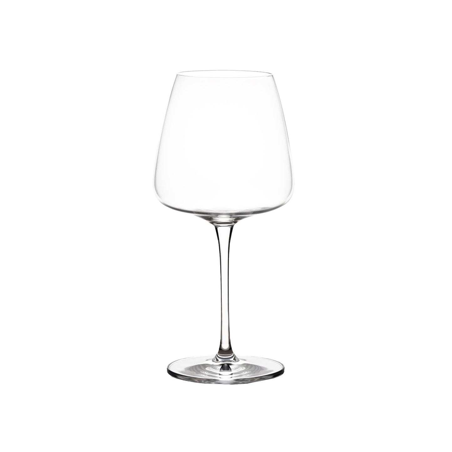 Italesse Audace Nero wijnglas – set van 6 elegante glazen, ideaal voor complexe witte en rode wijnen, gemaakt van hoogwaardig crystalline glass.