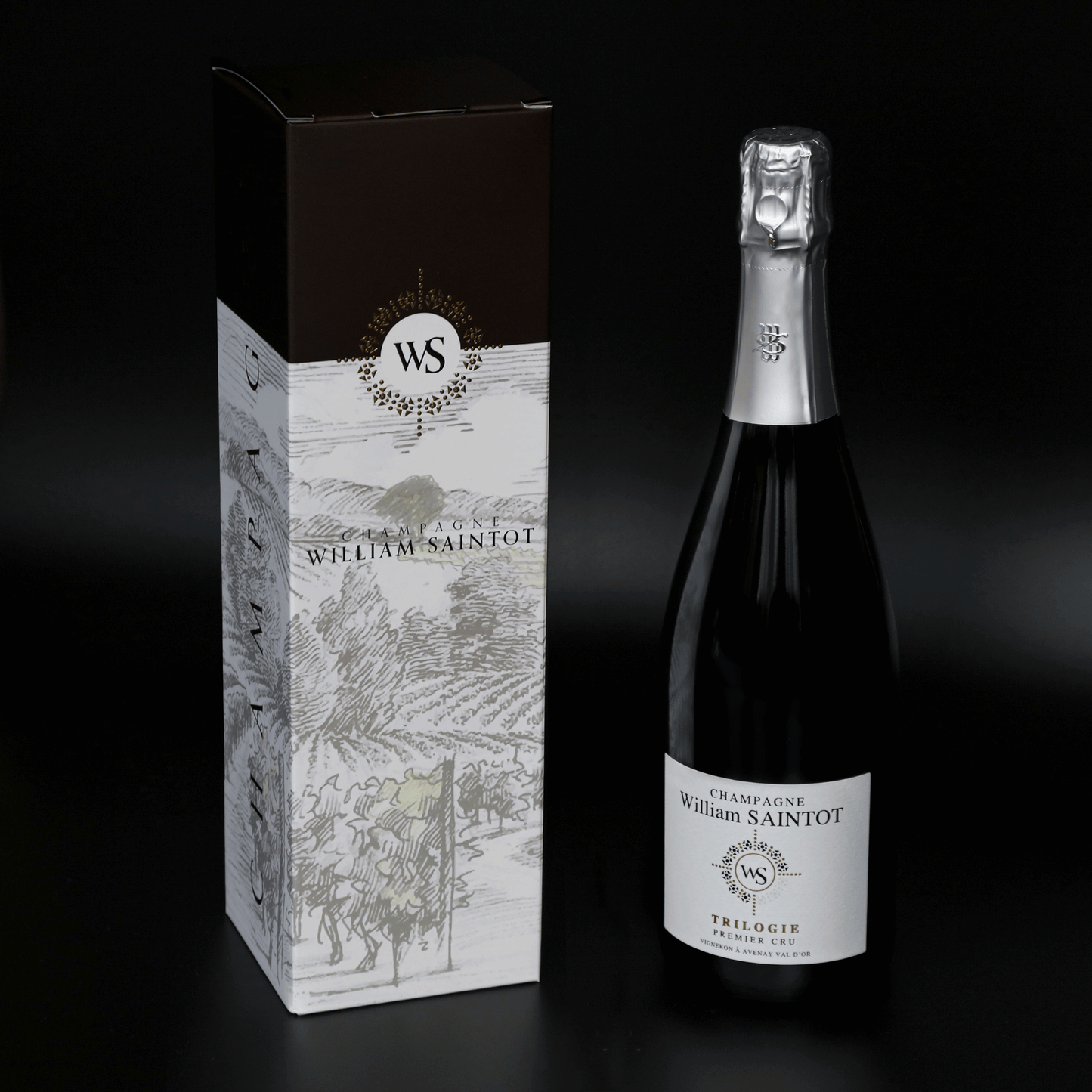 Champagne William Saintot Geschenkdoos Trilogie