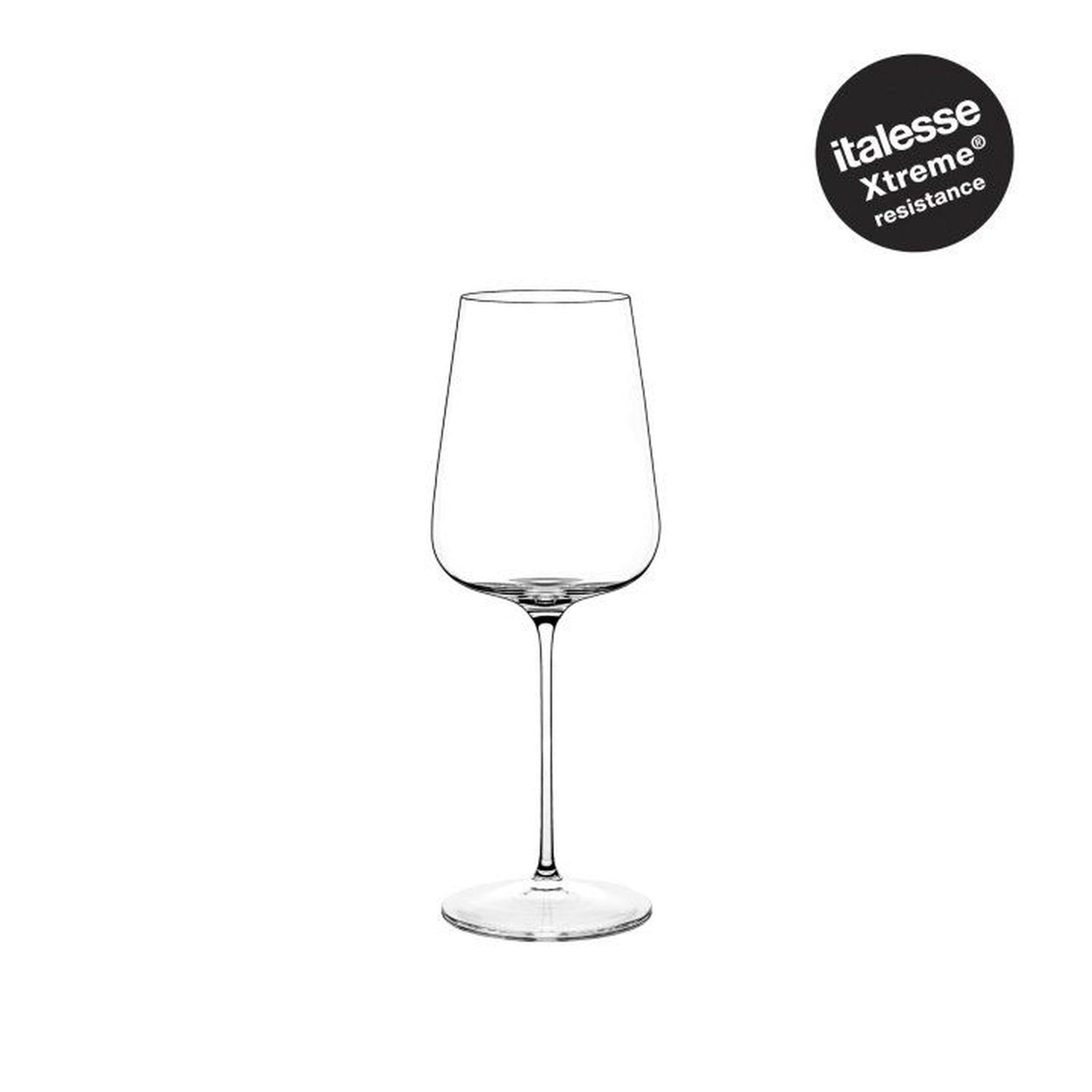 Wit wijnglas van Italesse kristal voor witte wijn