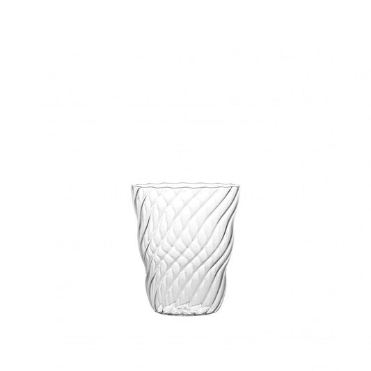 Italesse Twist Tumbler Clear en White waterglas