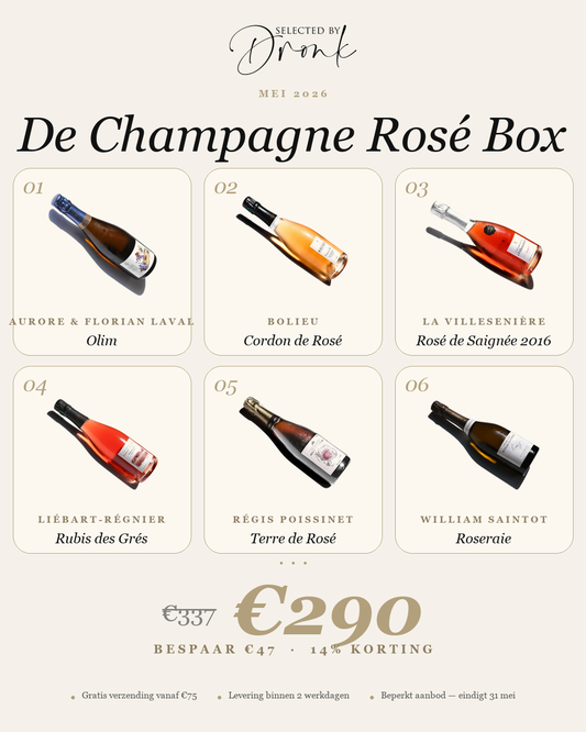 De Champagne Rosé Box Mei 2026 - 6 grower champagnes