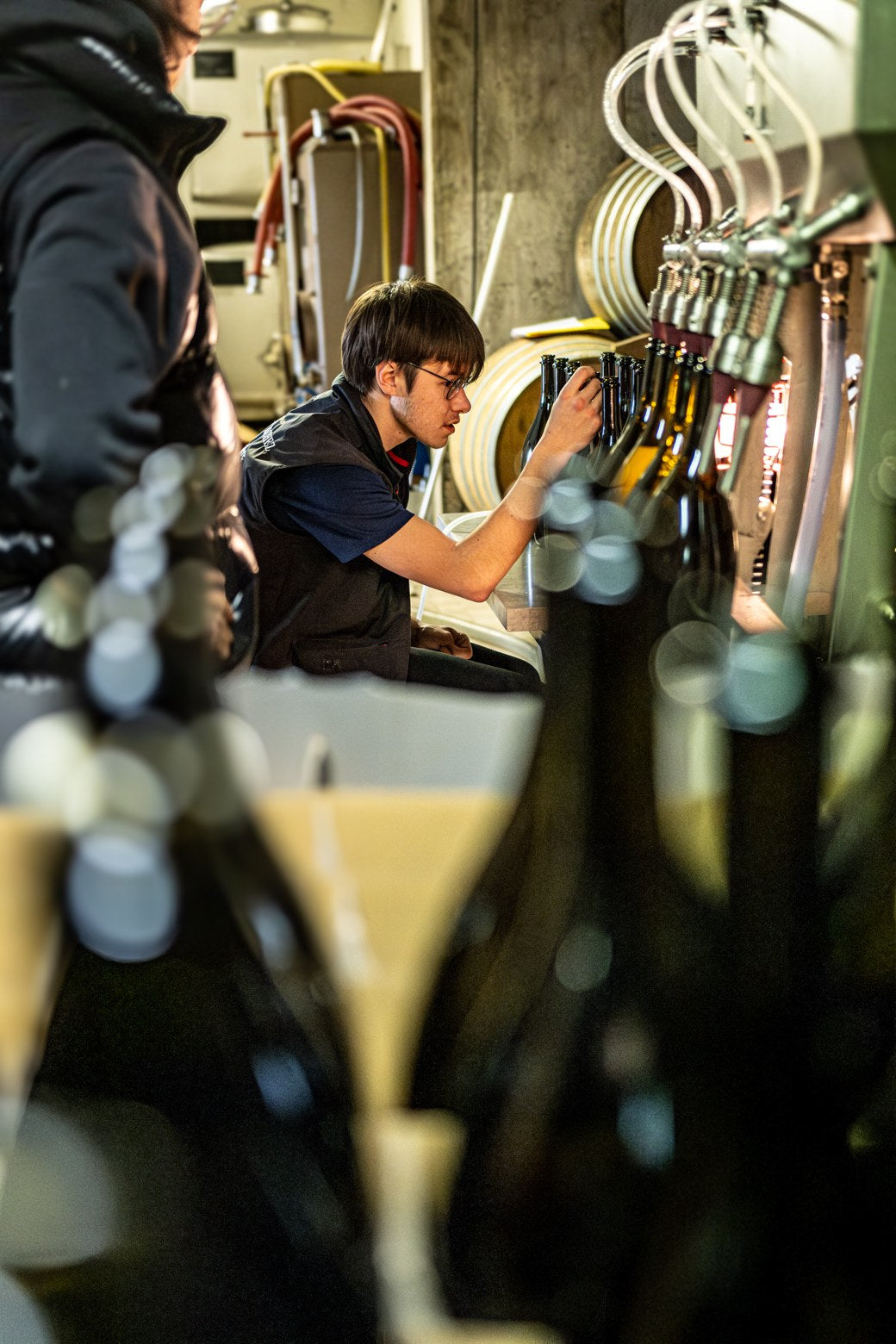 Degorgeren bij Champagne La Villesenière