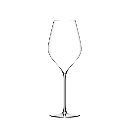 Lehmann N°4 40 Ultralight uit de lijn La Délicate, een champagneglas van 40 cl, leeg, vooraanzicht op een witte achtergrond