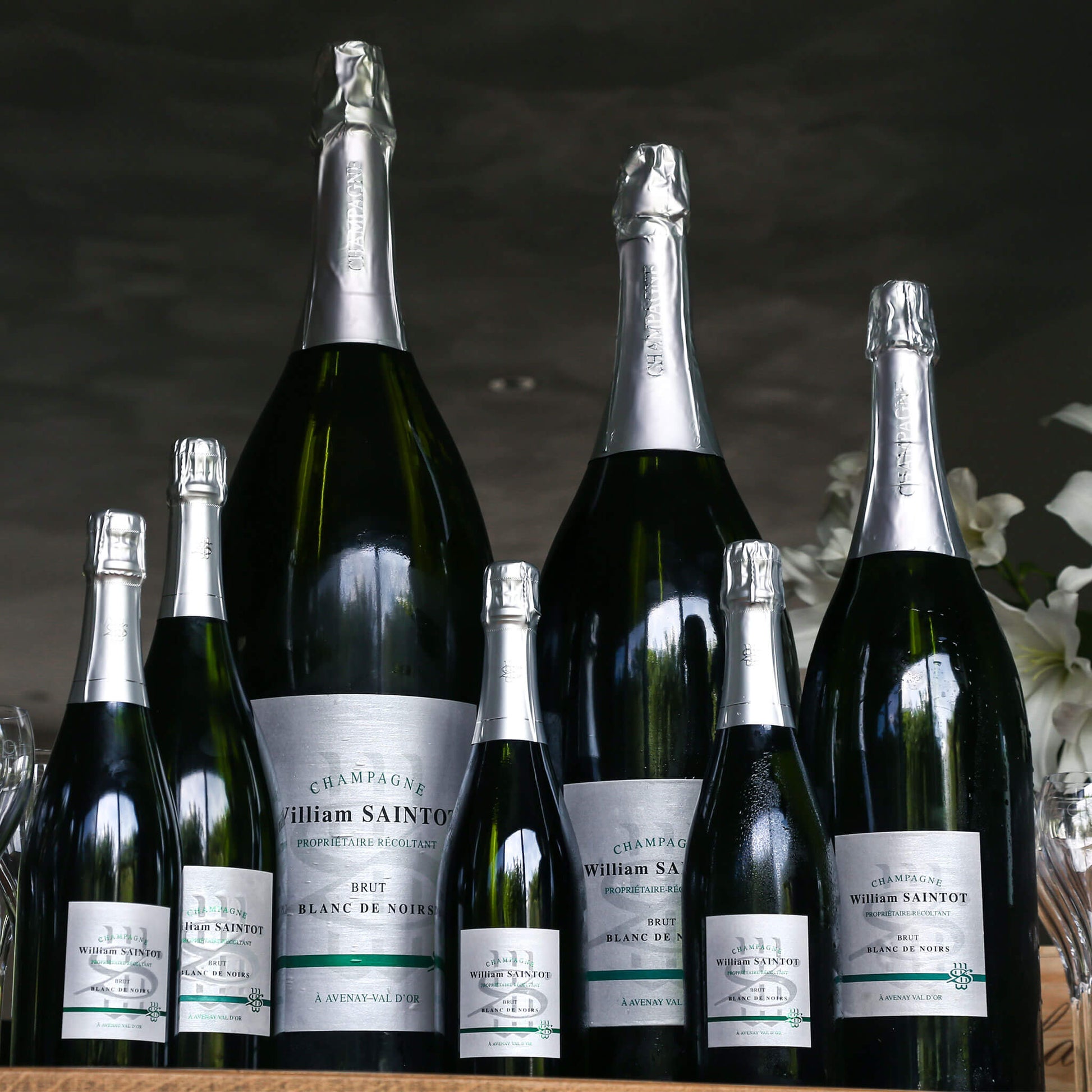 Blanc de Noirs Brut Grote Flessen, Magnum, Jeroboam, Methusalem, Salmanazar