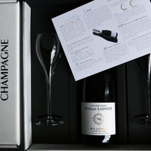 Afbeelding in Gallery-weergave laden, Champagne cadeau fles met champagneglazen
